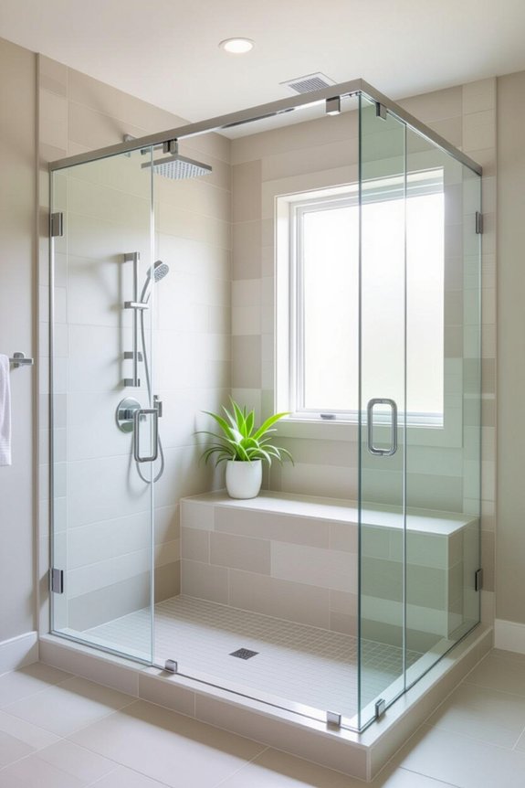 accessible walk in shower design