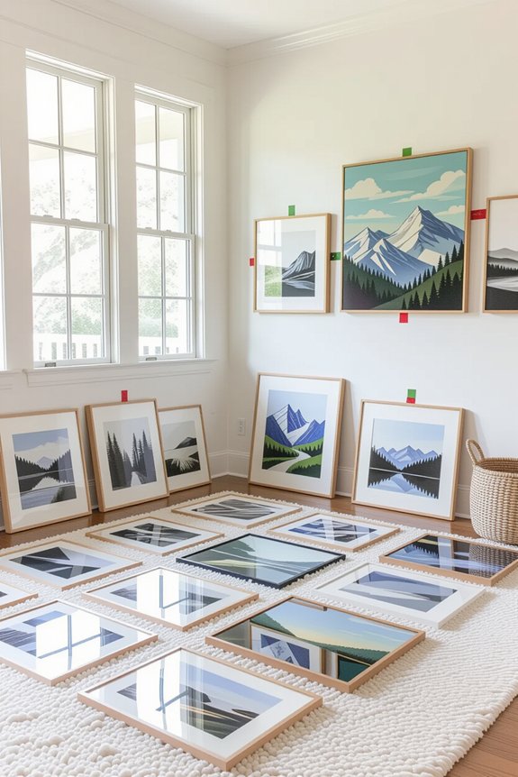 arranging art for impact