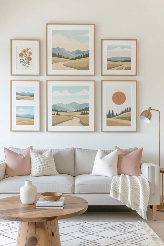 balanced inviting gallery arrangements