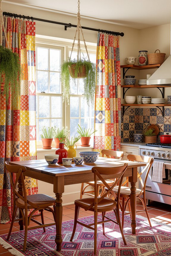 bohemian pattern mixing ideas
