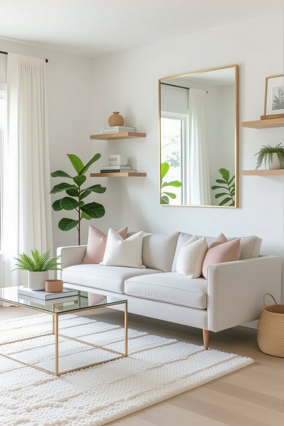 brighten and expand small spaces