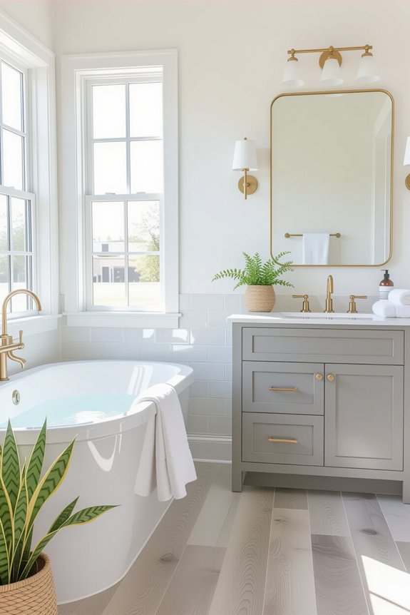 budget friendly bathroom flooring options