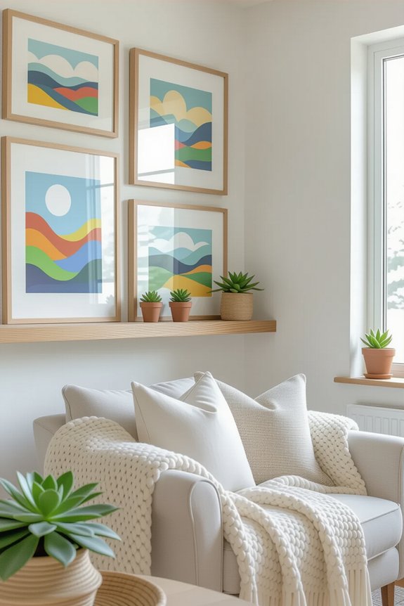 budget friendly gallery wall creation