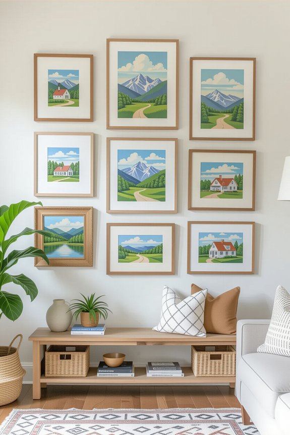 budget friendly gallery wall ideas