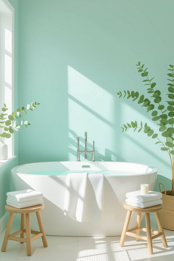 calming colors for bathrooms