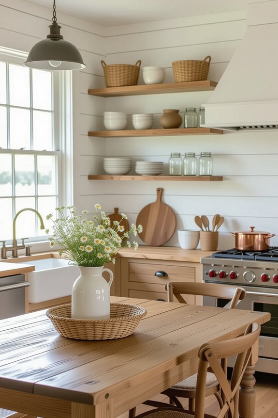charming open shelving ideas