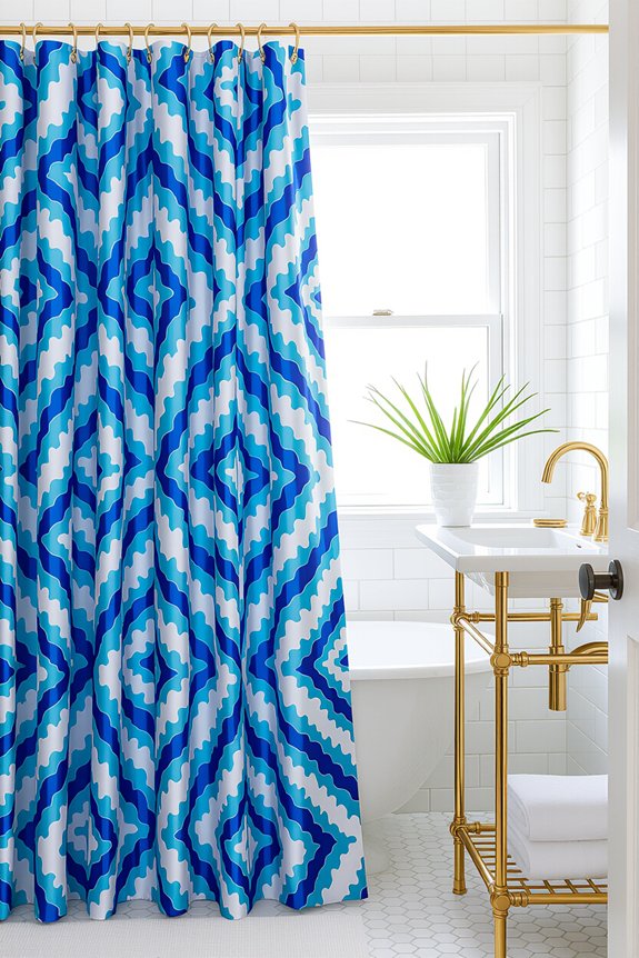 chic shower curtain transformations