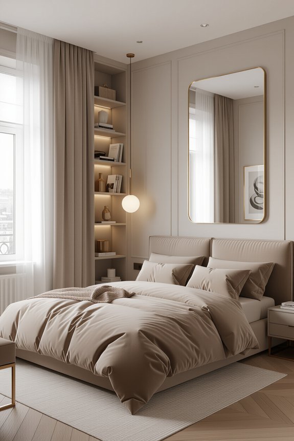 chic storage for small bedrooms