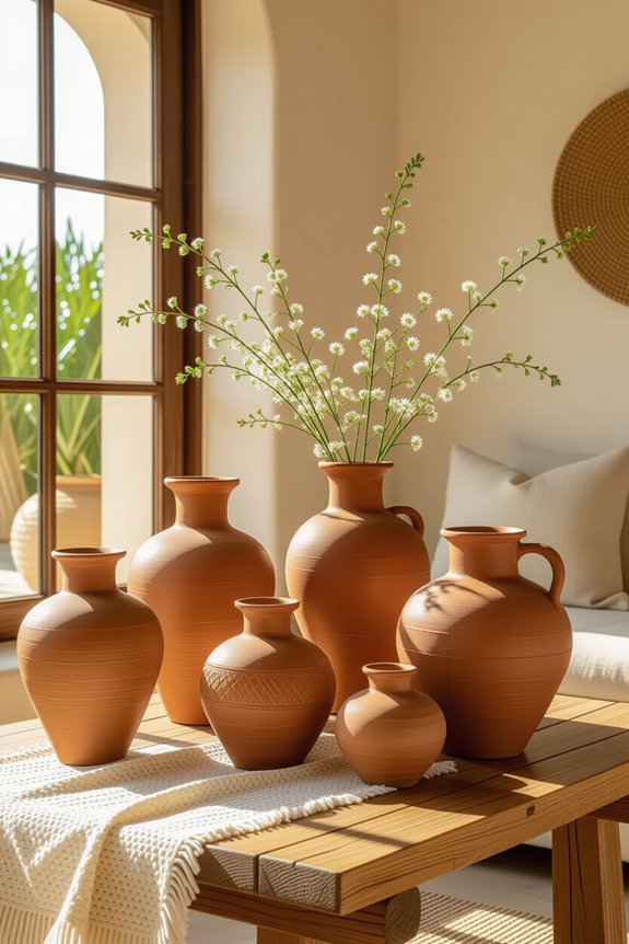 choosing elegant terracotta vases