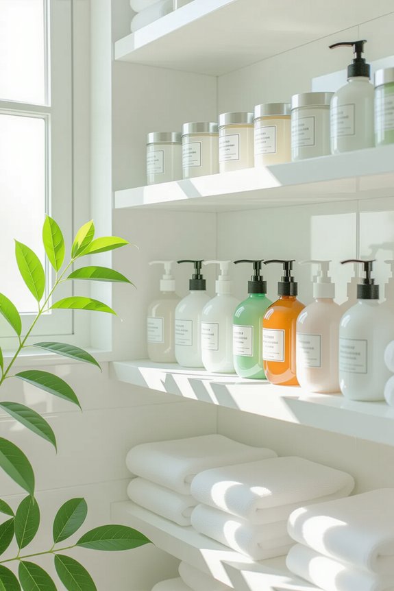 clear containers enhance organization