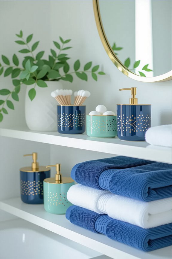 cohesive bathroom color schemes