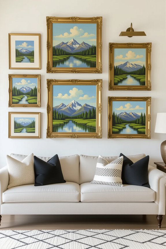 cohesive mixed media gallery