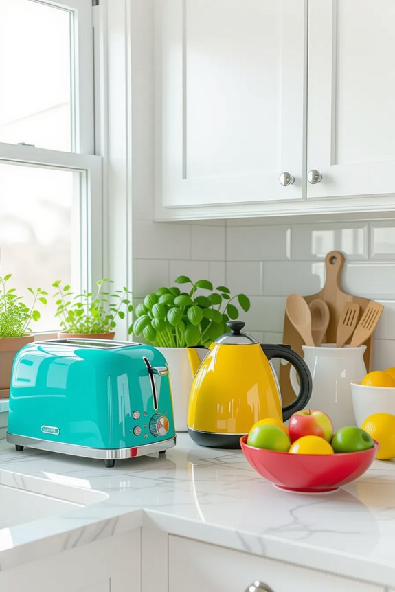 colorful appliances spark joy