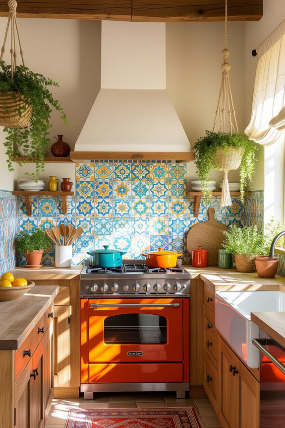 colorful backsplash design ideas