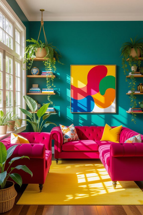 colorful home transformation tips