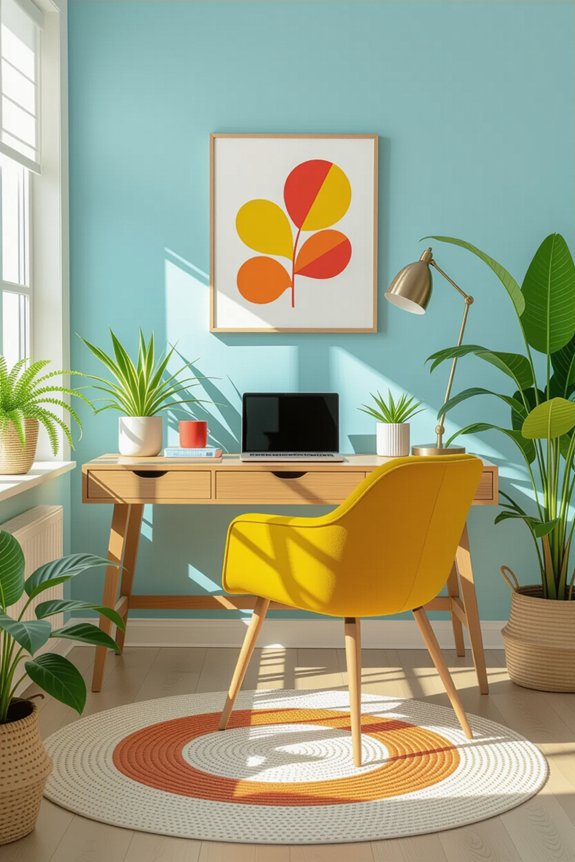 colors enhance office productivity