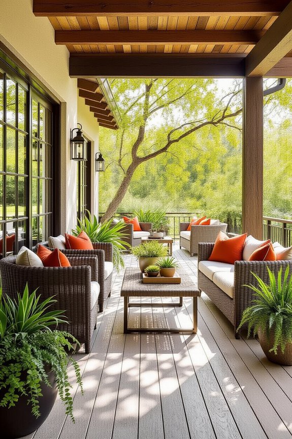 comfortable functional patio furniture