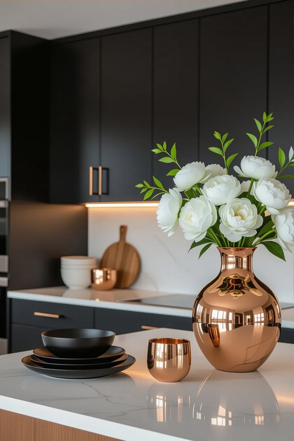 contrast accessories brighten kitchens