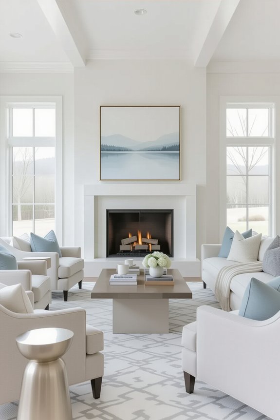 cool neutral shades tranquility