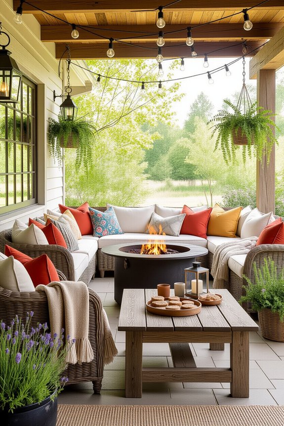 cozy budget friendly fire pit