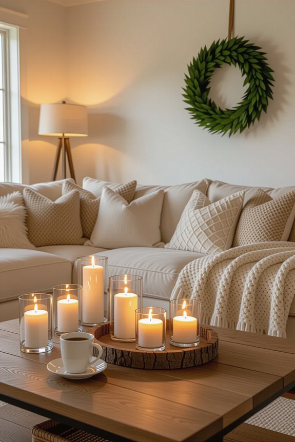 cozy candlelit relaxation oasis