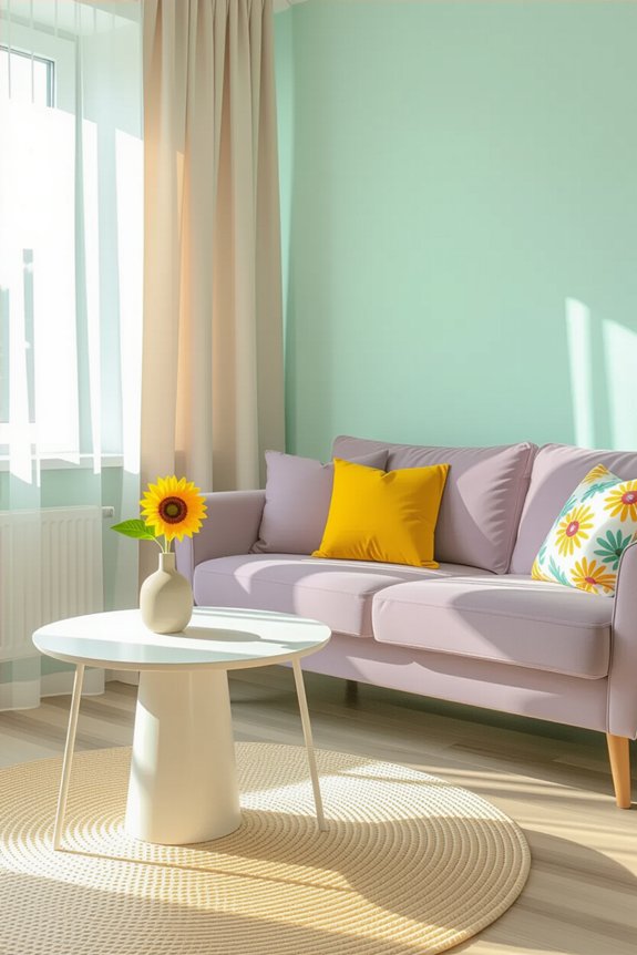 cozy colors enhance small spaces