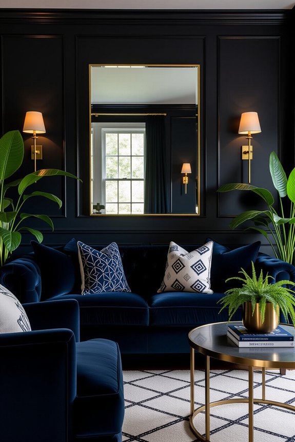 cozy dark color choices