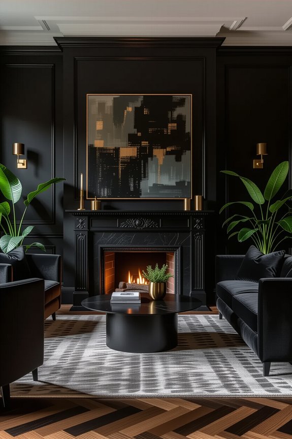 cozy dark palette selection