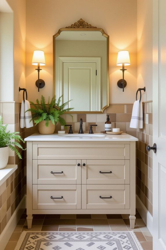 cozy lighting for bathrooms