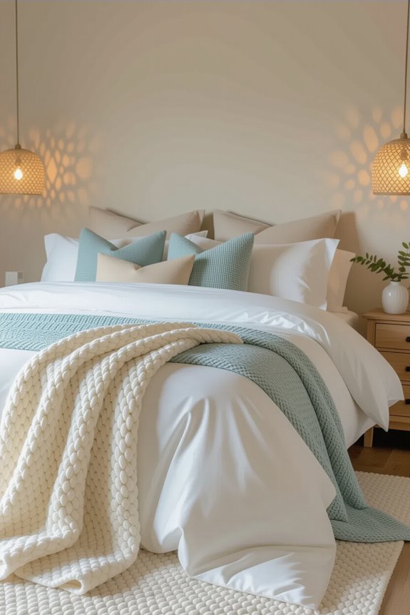 cozy nighttime bedding transition