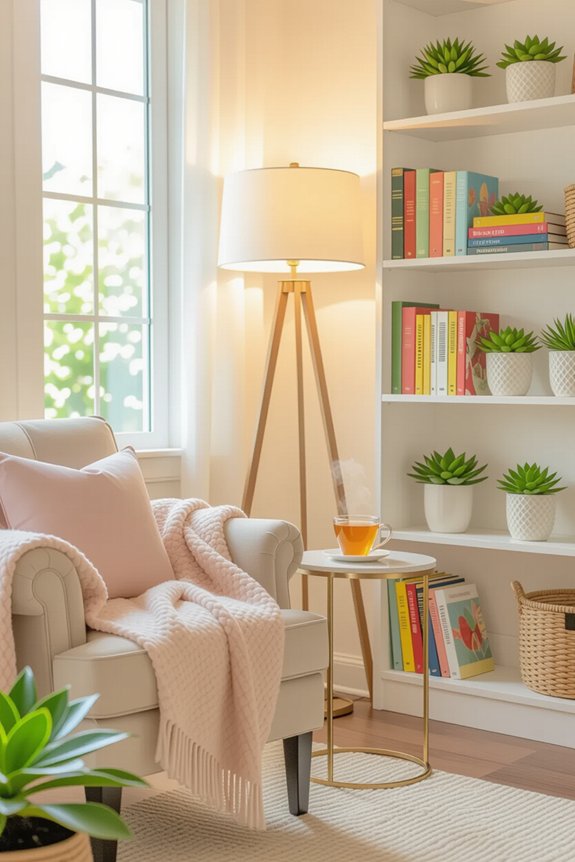 cozy nook for reading