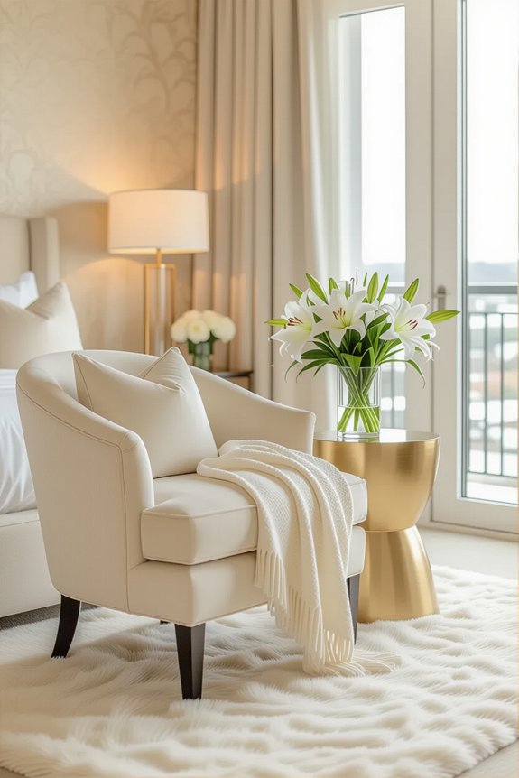 cozy retreat sitting area