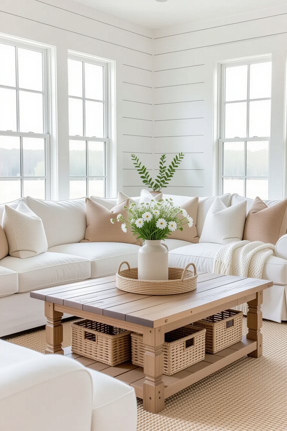 cozy shiplap farmhouse charm