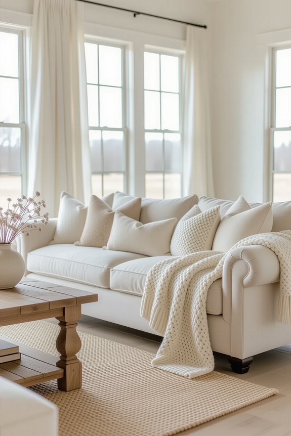 cozy textures enhance comfort