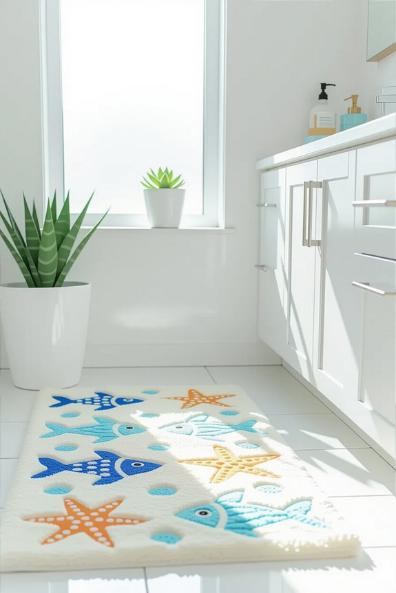 cozy washable themed rugs