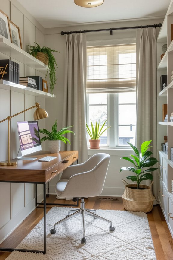 create a quiet workspace