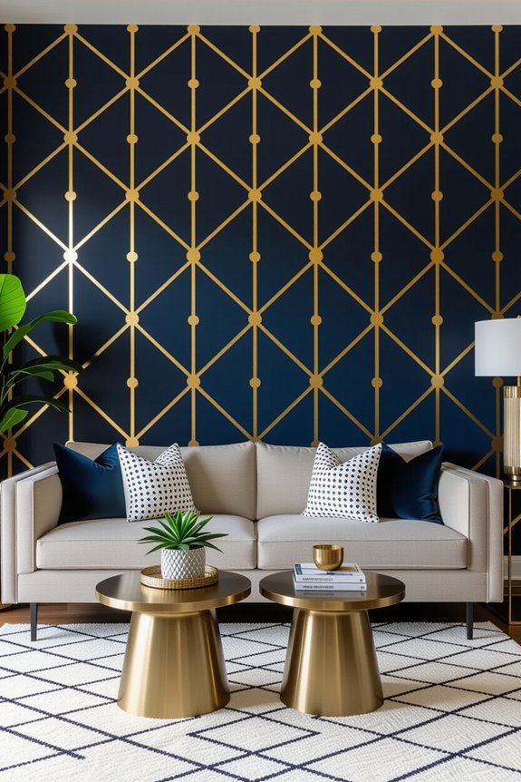 create a vibrant accent wall