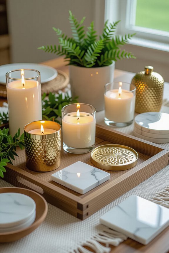 create stylish decorative trays