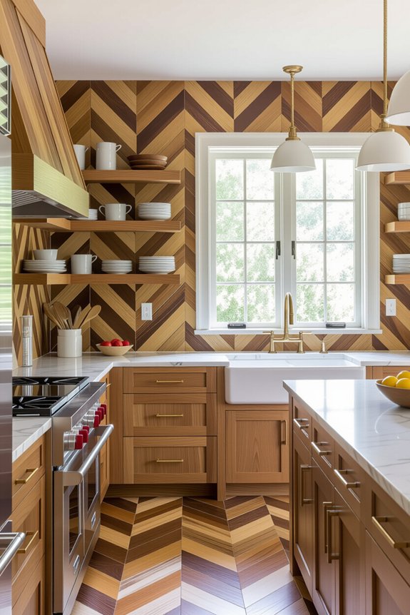 creative backsplash pattern ideas