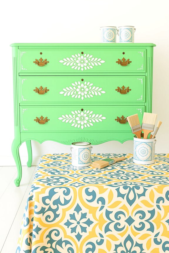 creative furniture painting techniques