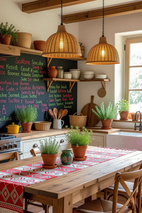 creativity through chalkboard wall