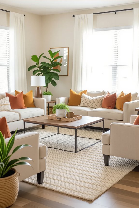 define spaces with rugs