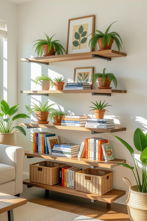 diy shelving transforms spaces