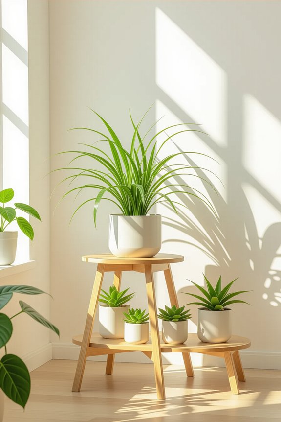 diy stylish plant stand