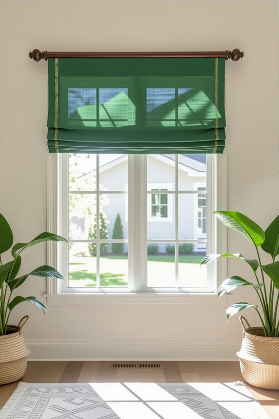 diy tailored roman shades