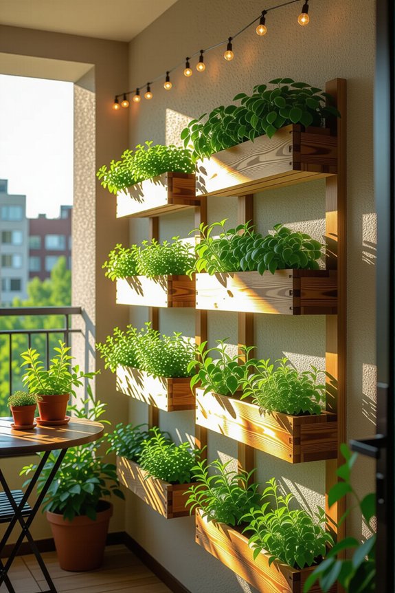 diy vertical wall planter