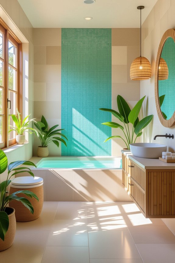 eco friendly bathroom tile options