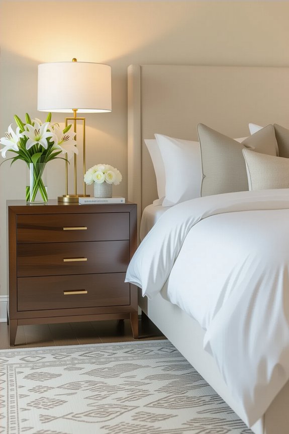 elegant nightstands enhance functionality