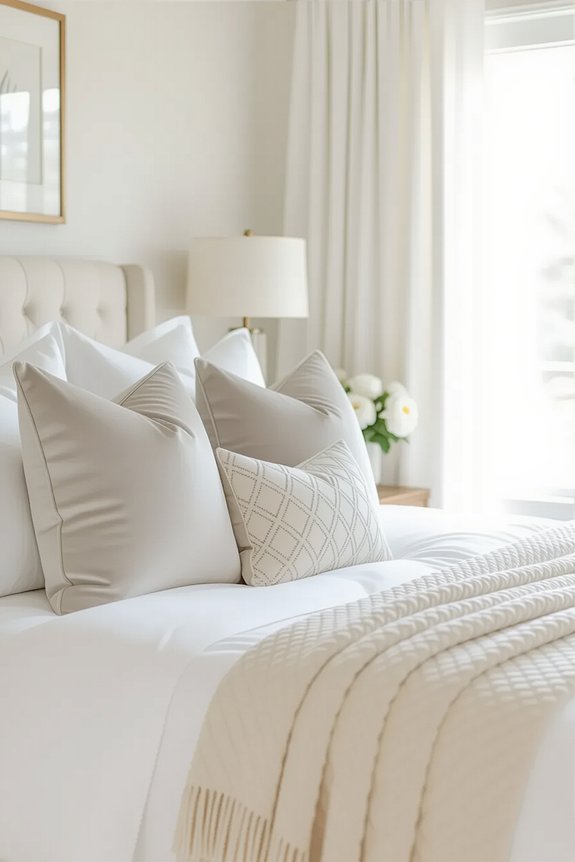 elevate bedding with euro shams