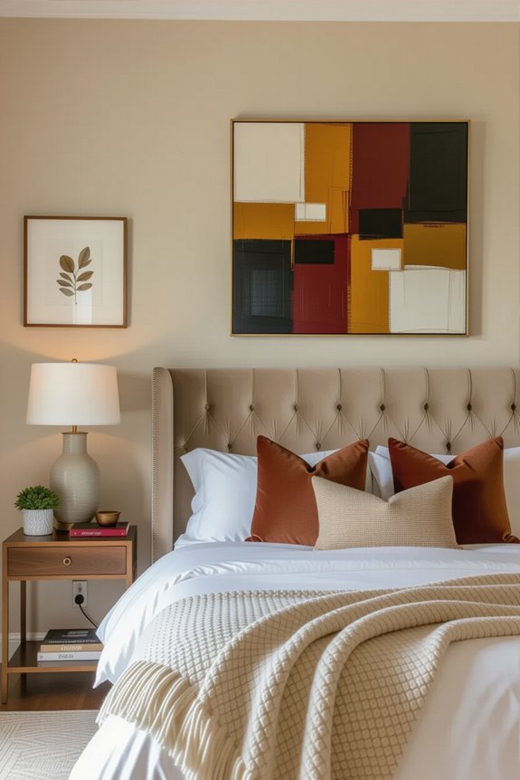 elevate bedroom with art